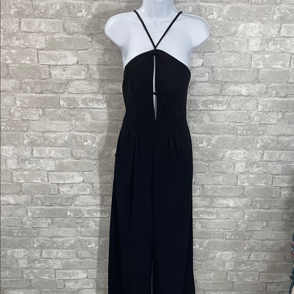 Emerald Sundae Strappy Black Jumpsuit